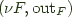$(\nu F,\mathrm{out}_F)$