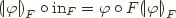 ${(}\!{|}\varphi{|}\!{)}_F \circ \mathrm{in}_F = \varphi \circ F {(}\!{|}\varphi{|}\!{)}_F$ ${(}\!{|}\varphi{|}\!{)}_F \circ \mathrm{in}_F = \varphi \circ F {(}\!{|}\varphi{|}\!{)}_F$